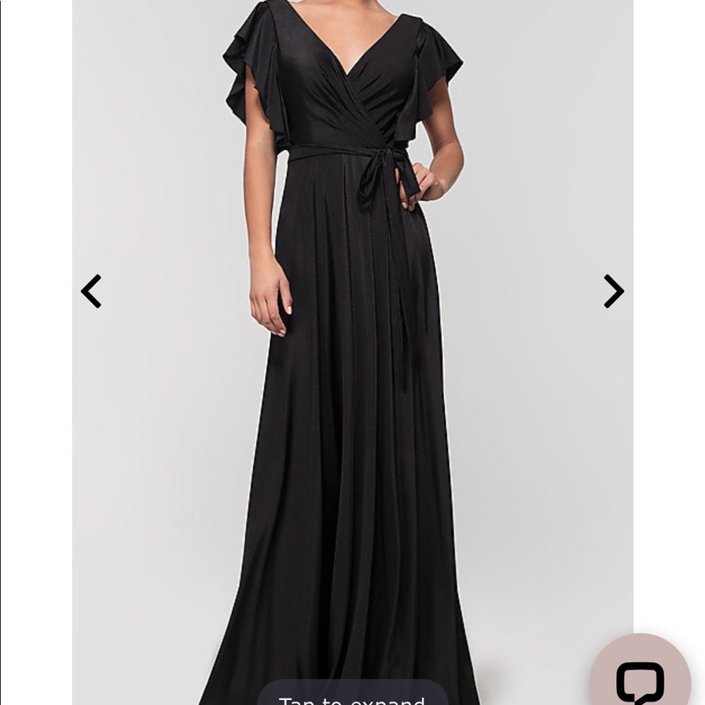 Black bridesmaid dress